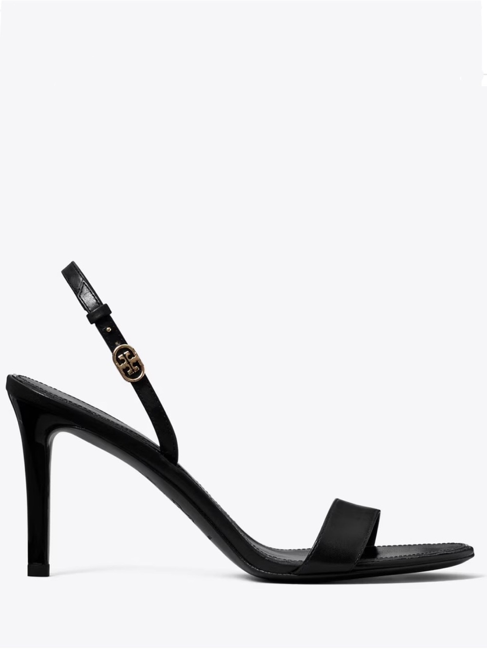 Tory Burch Double T Buckle Heeled Sandal - size 7